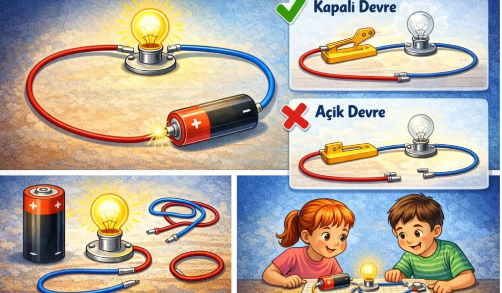 4. Sınıf Basit Elektrik Devreleri Konu Anlatımı