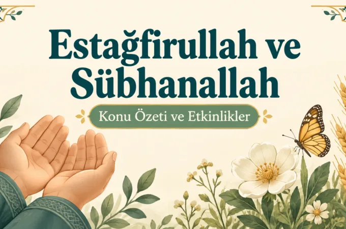 Estağfirullah ve sübhanallah