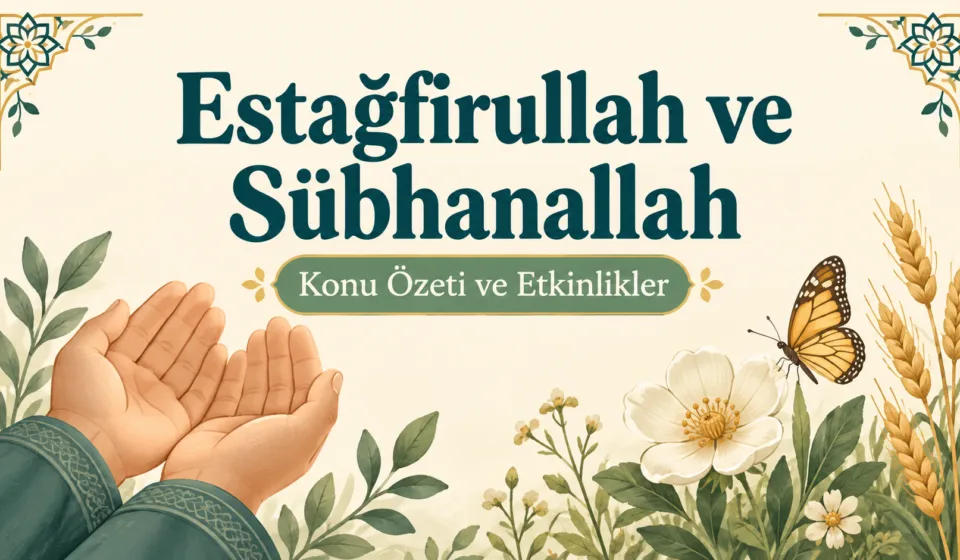 Estağfirullah ve sübhanallah